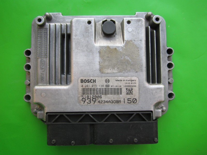 ECU Alfa Romeo 159 1.9JTD 51812906 0281013138 EDC16C39 150CP }+