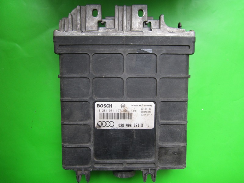 ECU Audi 80 1.9TDI 028906021D 0281001197 EDC1.3.3