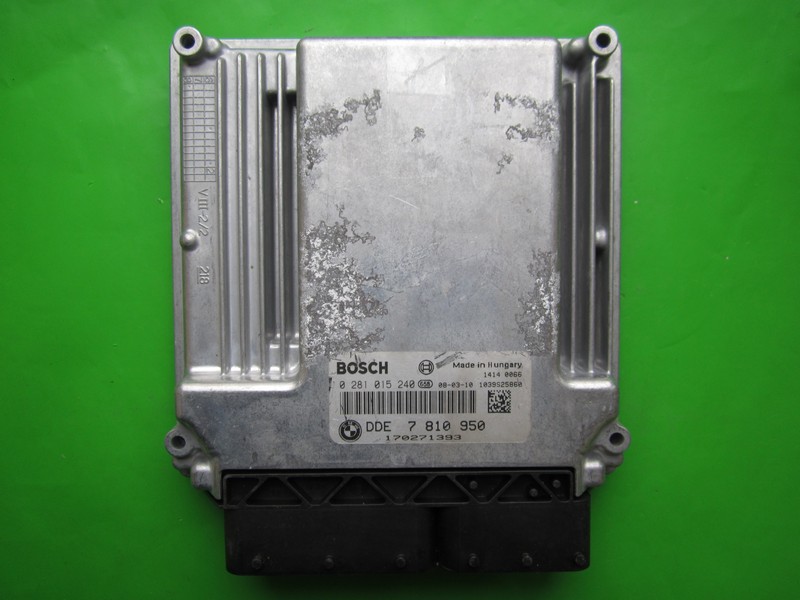 ECU Bmw X5 3.0D DDE7810950 0281015240 EDC16CP35 E70 }