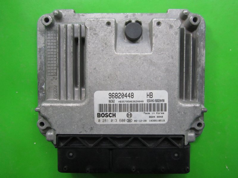 ECU Chevrolet Nubira 2.0CDTI 96820448 0281013600 EDC16C39 {