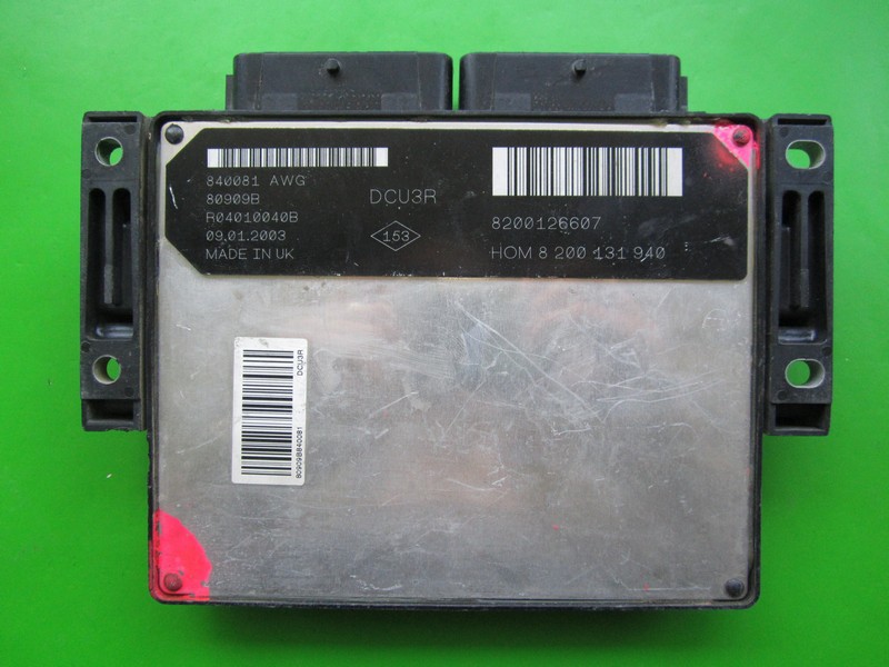 ECU Dacia Pick-Up 1.9D 8200126607 8200131940 DCU3R