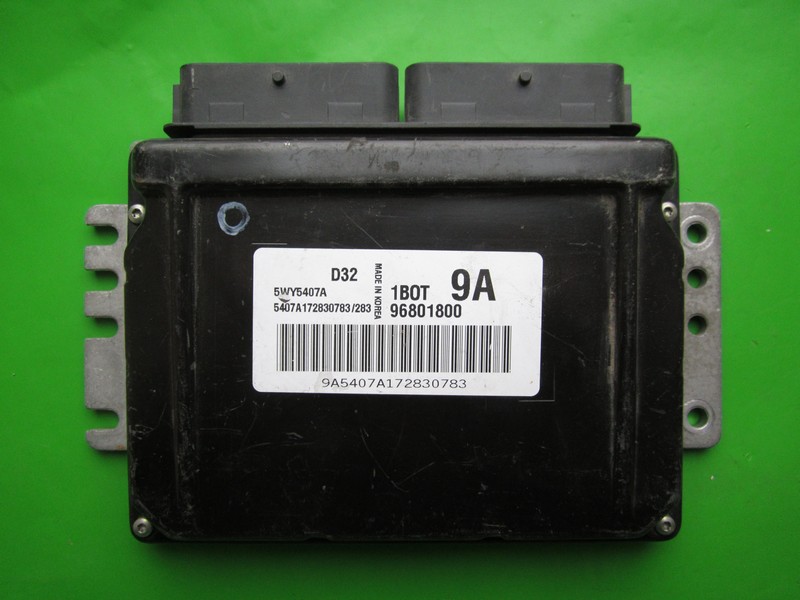 ECU Daewoo Matiz 0.8 96801800 5WY5407A 9A Sirius D32