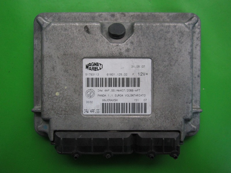 ECU Fiat Panda 1.1 51793113 IAW 4AF.SS VIRGIN +