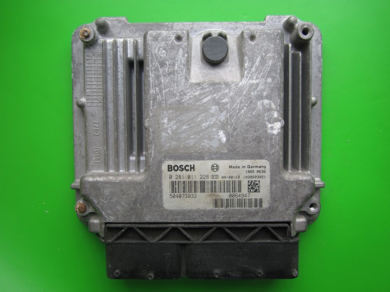 ECU Iveco Daily 2.3JTD 504073032 0281011228 EDC16C8