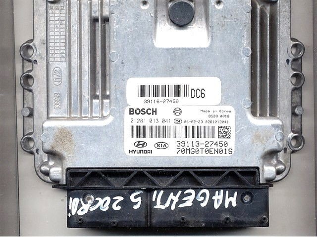 ECU Kia Magentis 2.0CRDI 39113-27450 0281013041 EDC16C39 {+