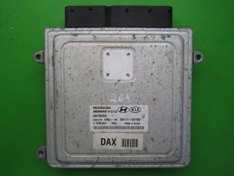 ECU Kia Magentis 2.0CRDI 39111-25100 5WY5242A SIM2K-140