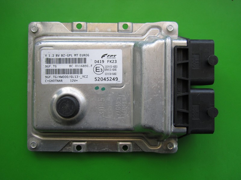 ECU Lancia Y 1.2 52045249 9GF.TG EURO6