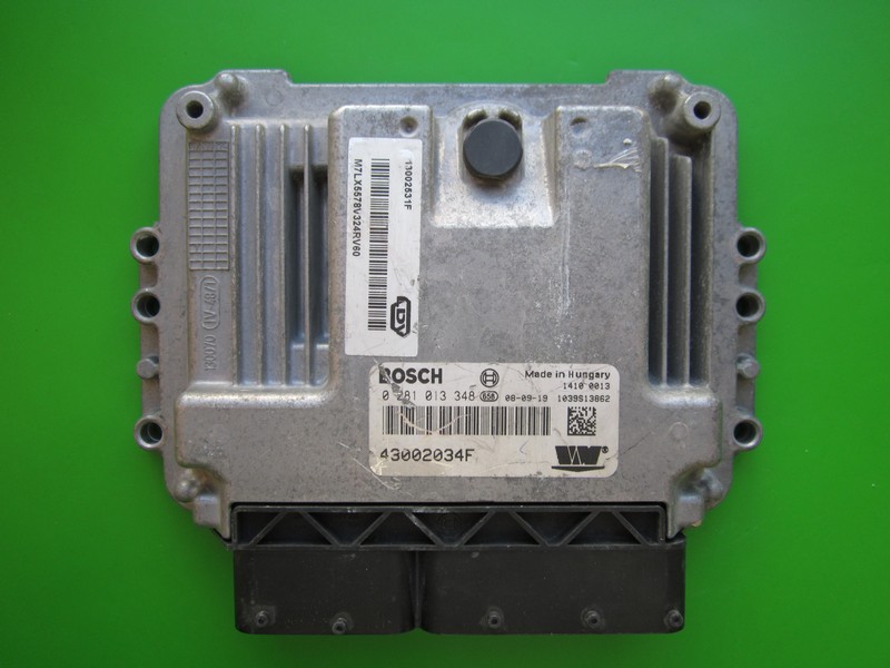 ECU LDV Maxus 2.5TD 43002034F 0281013348 EDC16C39