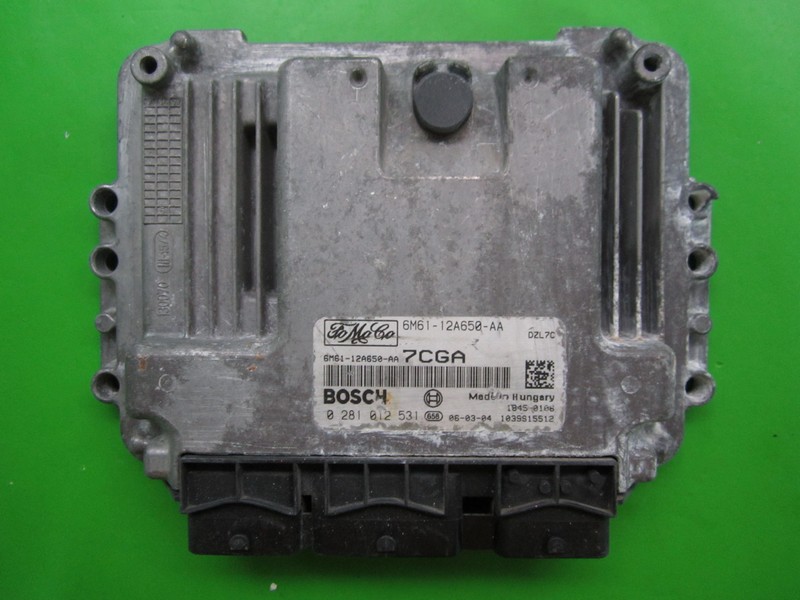 ECU Mazda 3 1.6 6M61-12A650-AA 0281012531 EDC16C34