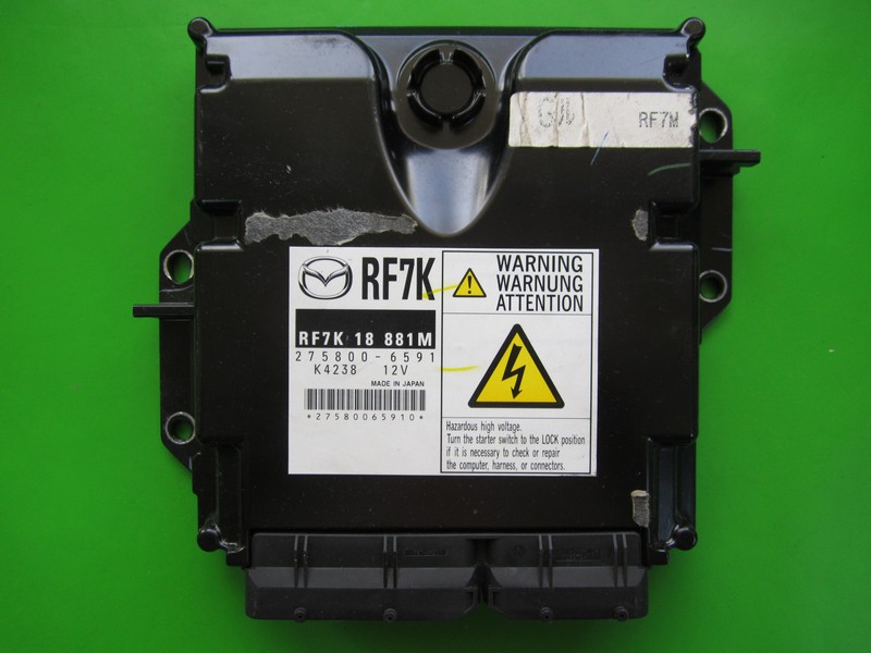 ECU Mazda 6 2.0D RF7K18881M 275800-6591 RF7K