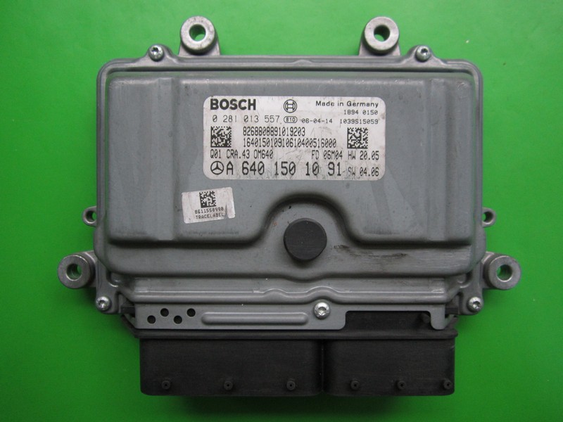 ECU Mercedes B 2.0CDI A6401501091 0281013557 CRA.43 EDC16C32