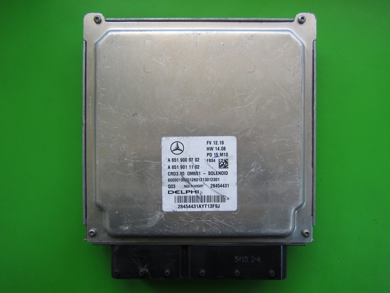 ECU Mercedes GLA 2.2CDI A6519009702 28454431 CRD3.30