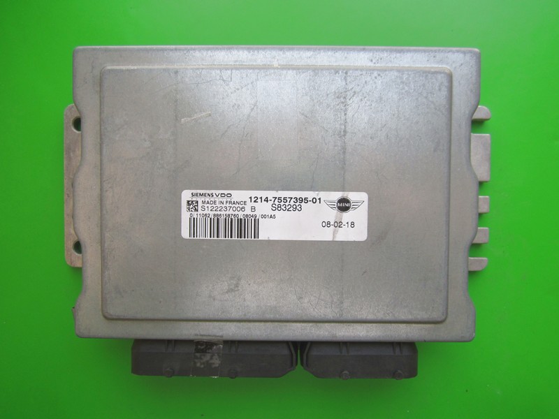 ECU Mini Cooper 1.6 7557395 S122237006B EMS5150