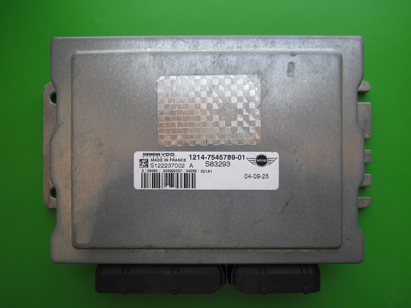 ECU Mini Cooper 1.6 7545789 S122237002A EMS5150