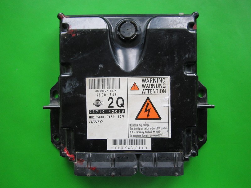 ECU Nissan Navara 2.5DCI 23710 4X03B MB275800-7452 174CP {+