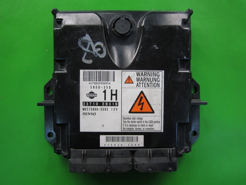 ECU Nissan Pathfinder 2.5DCI 23710 EB31B MB275800-3593 174CP {