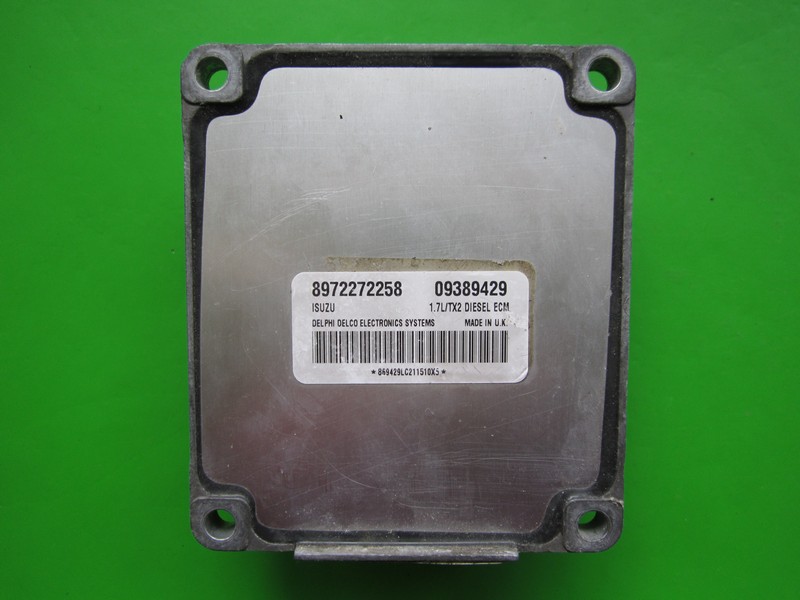 ECU Opel Astra G 1.7DTI 09389429 8972272258 DLNB Isuzu TX2