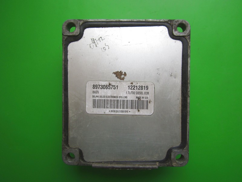 ECU Opel Astra G 1.7DTI 12212819 8973065751 DMRW Isuzu TX2 }