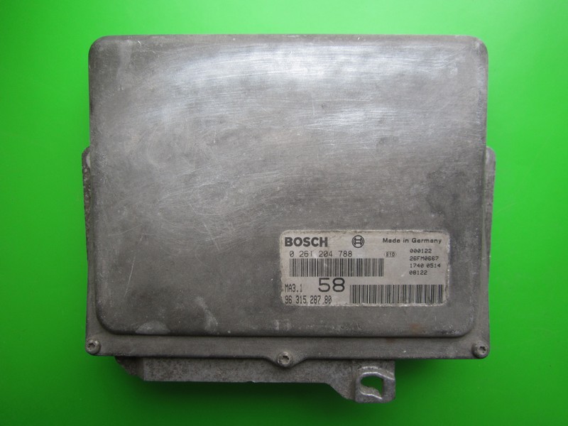 ECU Peugeot 106 1.1 9631528780 0261204788 MA3.1