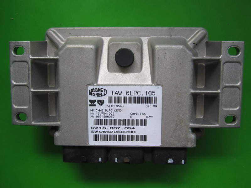 ECU Peugeot 207 1.4 9662258780 IAW 6LPC.105 {