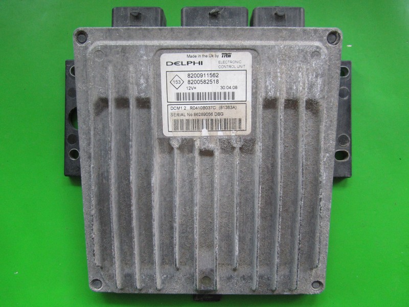 ECU Renault Clio 1.5DCI 8200582518 81363A DCM1.2 {