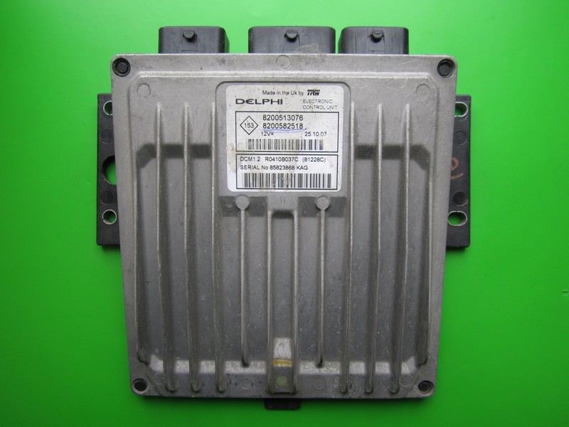 ECU Renault Clio 1.5DCI 8200582518 81228C DCM1.2