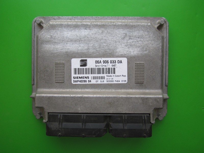 ECU Seat Altea 1.6 06A906033DA 5WP40286 SIMOS 7.1 BGU }