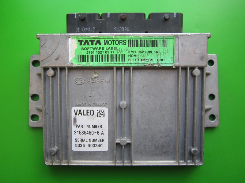 ECU Tata Indica 1.4 279115210117 21585450 S2000