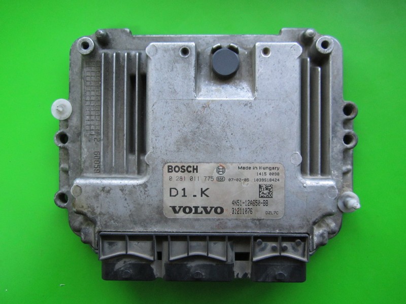 ECU Volvo V50 1.6TDCI 4N51-12A650-BB 0281011775 EDC16C34 {+