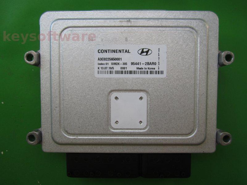 ECU Hyundai Ioniq 95441-2BAR0 A3C0225650001 SIM2K-305 TCU