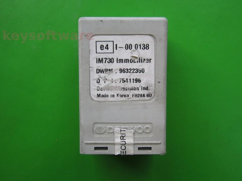 ALTELE: IMMO Daewoo Matiz 96322350