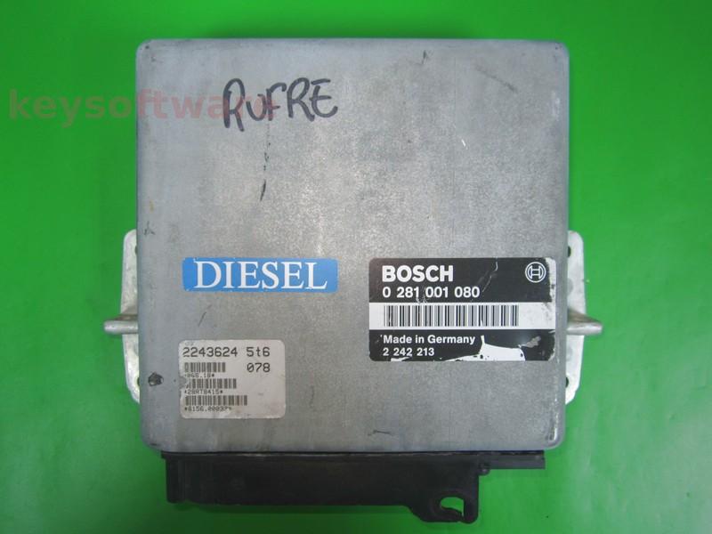 Defecte Ecu Bmw 524 0281001080 2243624 MSA1 E34