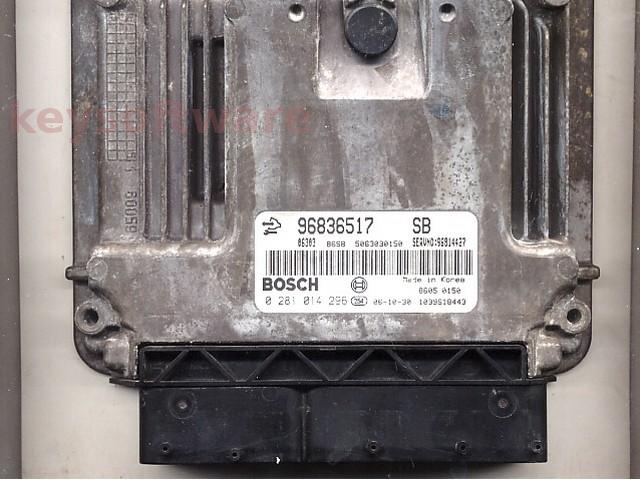 Defecte Ecu Chevrolet Captiva 2.0D 0281014296 EDC16C39