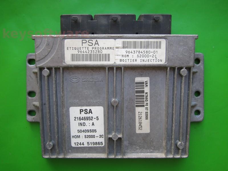 Defecte Ecu Citroen Xsara 1.6 9644235280 21646952 S2000-2C