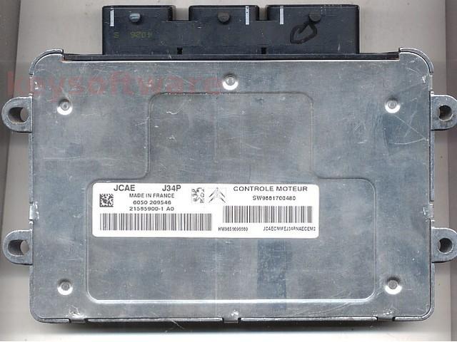 Defecte Ecu Citroen C3 1.1 9661700480 J34P