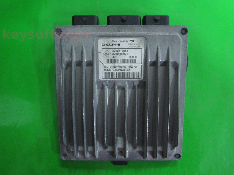 Defecte Ecu Dacia Logan 1.5DCI 8200603070 81227C DCM1.2