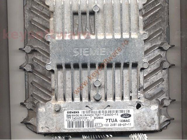 Defecte Ecu Ford Fusion 1.4TDCI 7S61-12A650-FA SID804