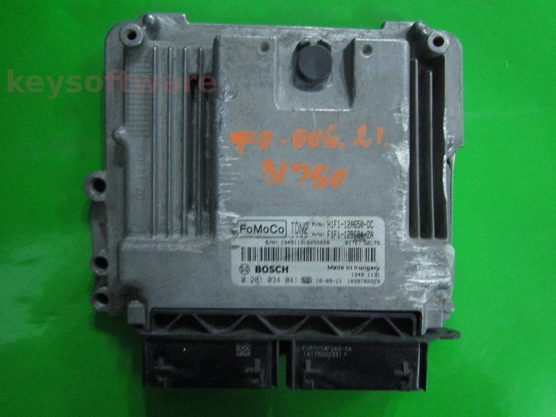 Defecte Ecu Ford Focus 1.5TDCI H1F1-12A650-DC 0281034041 EDC17C7