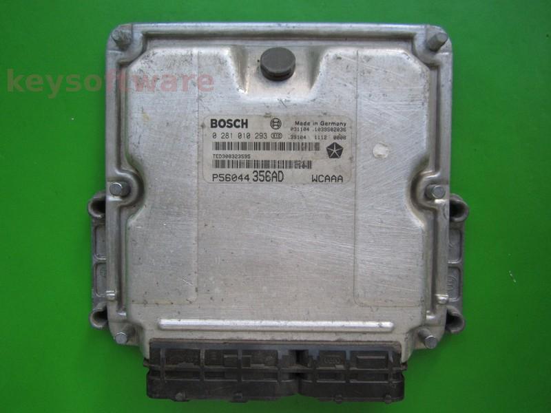 Defecte Ecu Jeep Grand Cherokee 2.7CRD P56044356AD 0281010293 ED