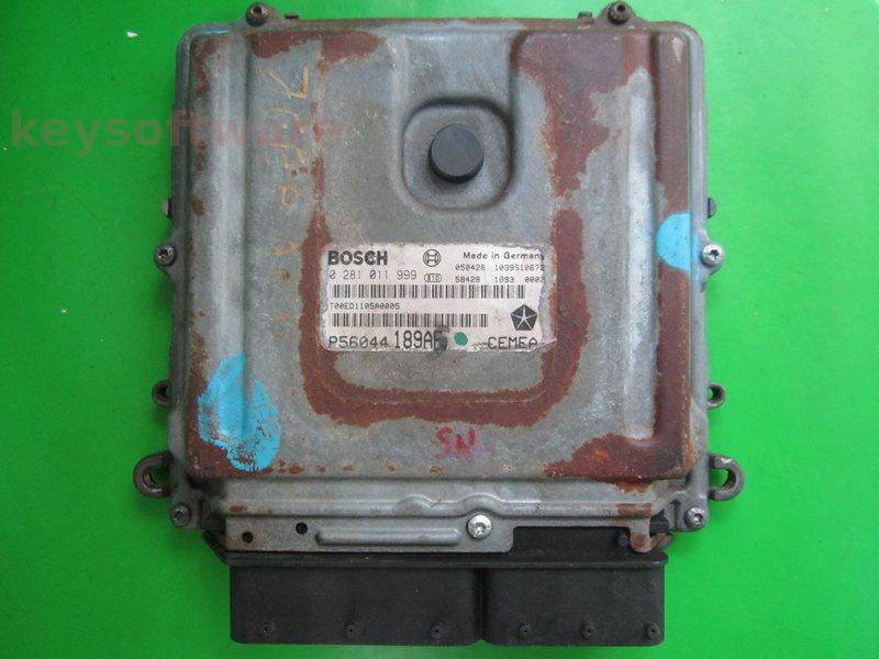 Defecte ECU Jeep Grand Cherokee 3.0CRD P56044189AE 0281011999 ED