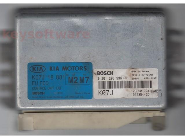 Defecte Ecu Kia Sportage 2.0 K07J 0261206996 M4.6.0