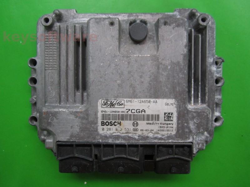 Defecte Ecu Mazda 3 1.6 6M61-12A650-AA 0281012531 EDC16C34