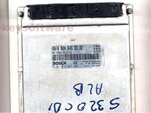 Defecte Ecu Mercedes S320 3.2CDI 0281010067 CR2.15 EDC15C6 W220