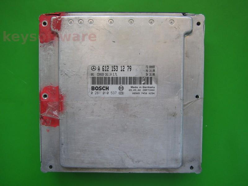 Defecte Ecu Mercedes E 2.7CDI A6121531279 0281010537 EDC15C6
