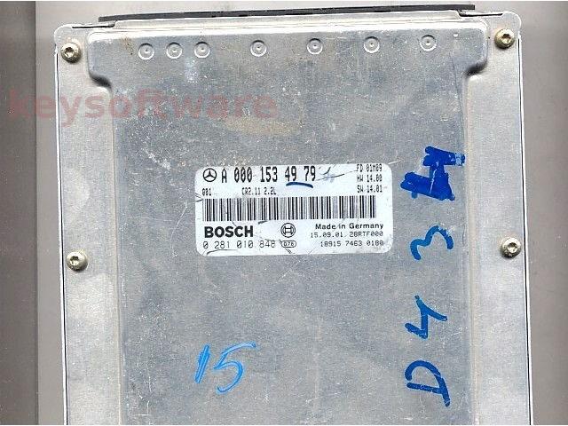 Defecte Ecu Mercedes E220 2.2CDI 0281010848 CR2.11 EDC15C6 W210