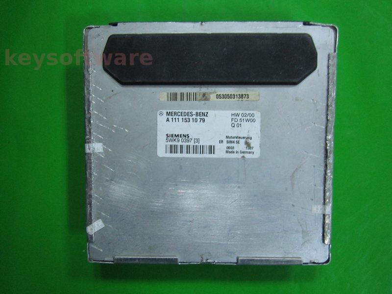 Defecte Ecu Mercedes C 1.8 A1111531079 5WK90397 SIM4 SE W203