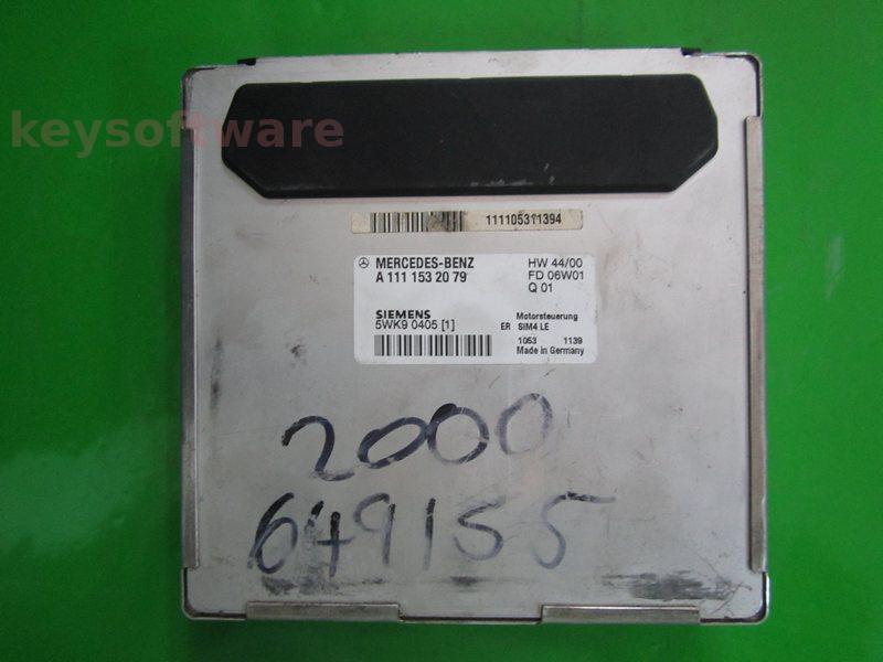 Defecte Ecu Mercedes SLK 2.3 A1111532079 5WK90405 SIM4 LE