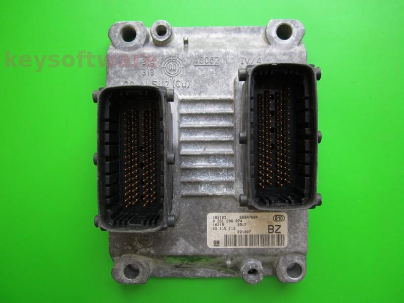 Defecte Ecu Opel Corsa C 1.2 0261206074 Z12XE ME7.6H4