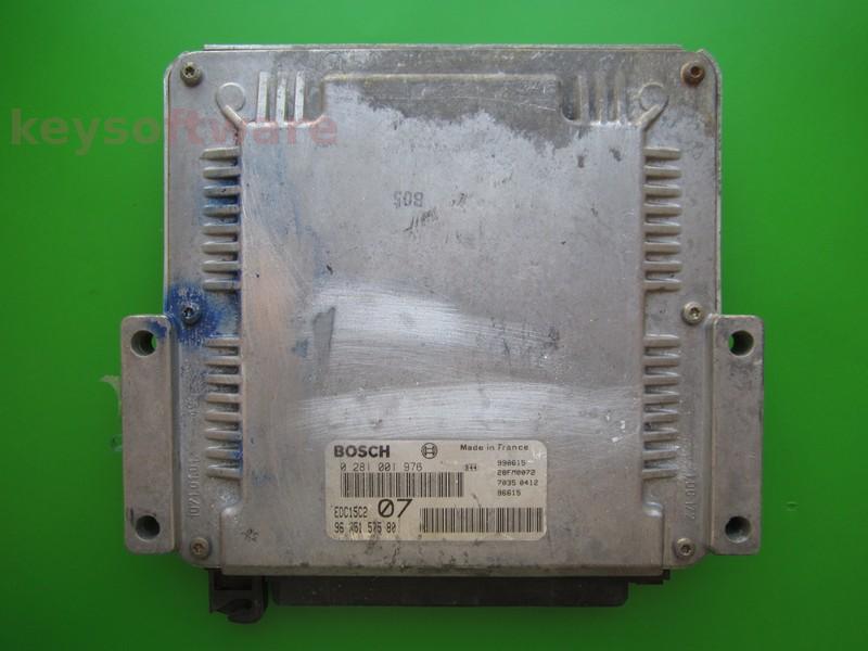 Defecte ECU Peugeot 306 2.0HDI 9635157580 0281001976 EDC15C2
