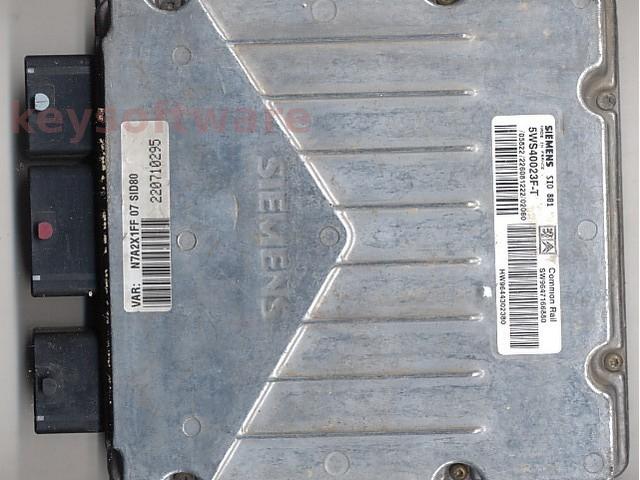 Defecte Ecu Citroen Xsara 2.0HDI 5WS40023F-T SID801